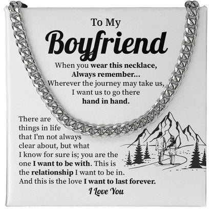 Anniversary Cuban Chain Gift for Boyfriend – Gift Box