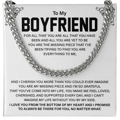 Romantic Gift for Boyfriend – with Necklace Box