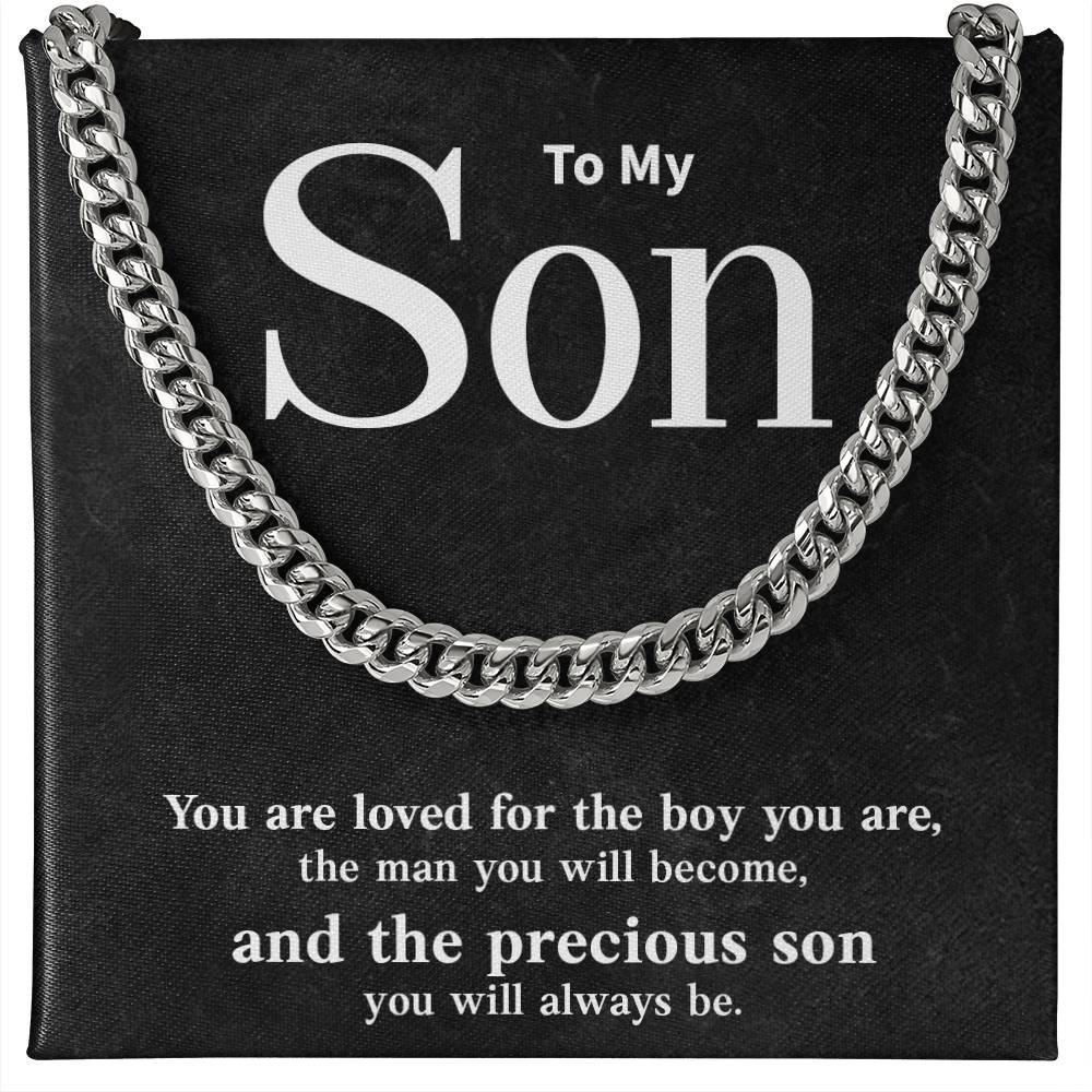 Inspirational Gift for Son From Parents With Message Card
