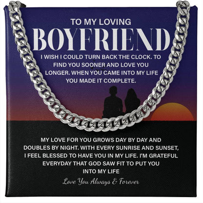 Boyfriend Chain Necklace Gift with Gift Box