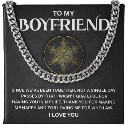 Boyfriend Appreciation Gift – Necklace & Card Set