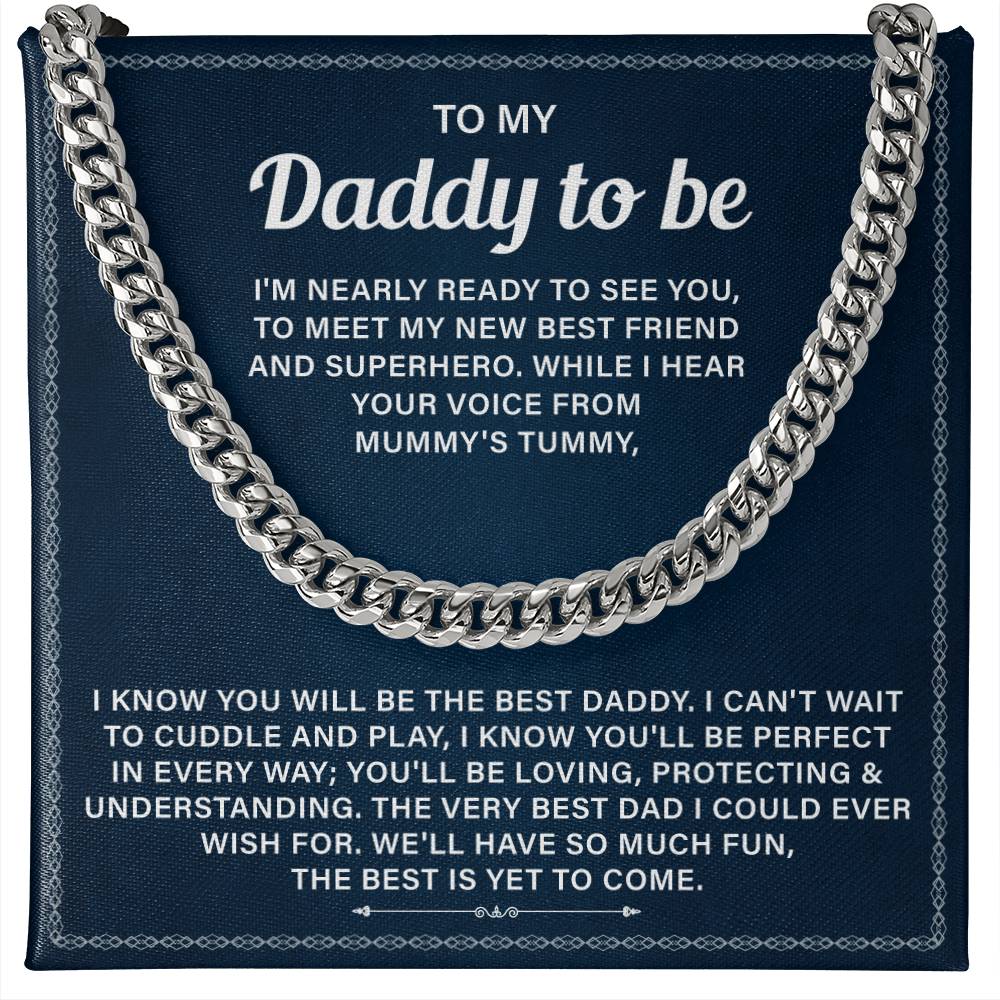 Dad To Be Gifts For 1st Time Dad Necklace With Message Card
