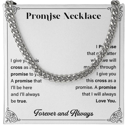 Promise Necklace for Him – Forever And Always.