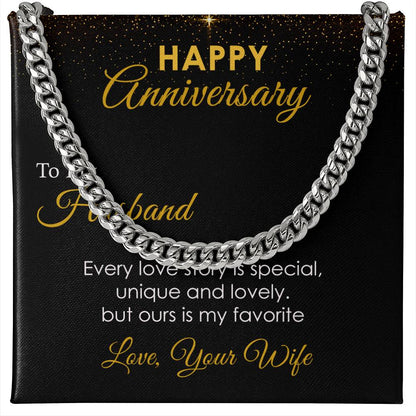 Anniversary Gift for Husband from Wife with Message Card