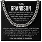To My Grandson Necklace Grandma's Wisdom For Grandson Necklace Necklace For Grandson's Future Necklace For Grandson's Dreams Grandson Sentimental Gift Look For The Good Necklace Emotional Gift From Grandma Grandson Necklace Gift