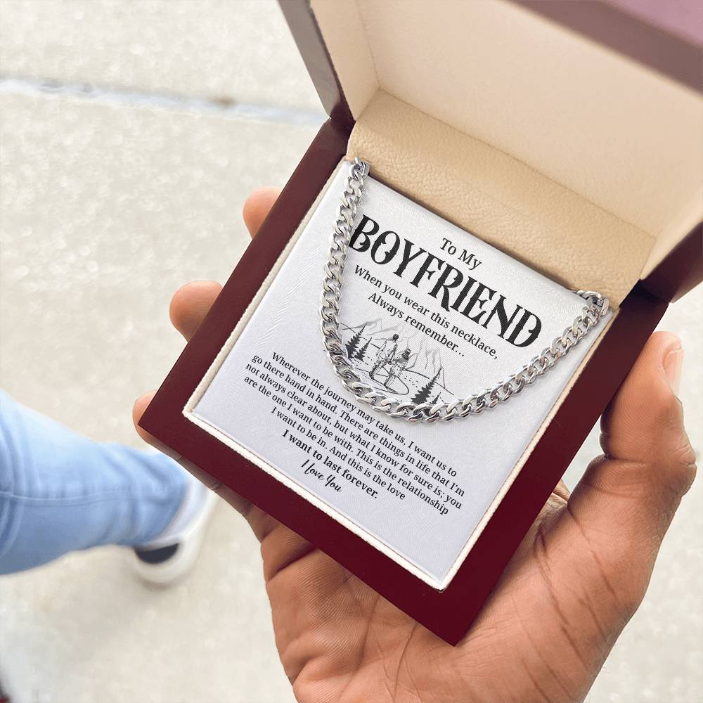 Romantic Boyfriend Gift Necklace with Gift Box