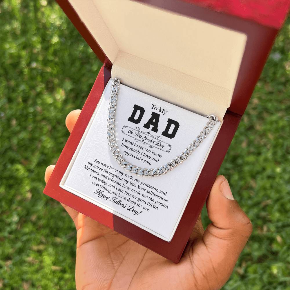 Father’s Day Cuban Chain Gift from Son or Daughter