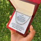 To My Husband Cuban Link Chain, Romantic Gift for Husband, Anniversary Gift from Wife, Meaningful Jewelry for Him