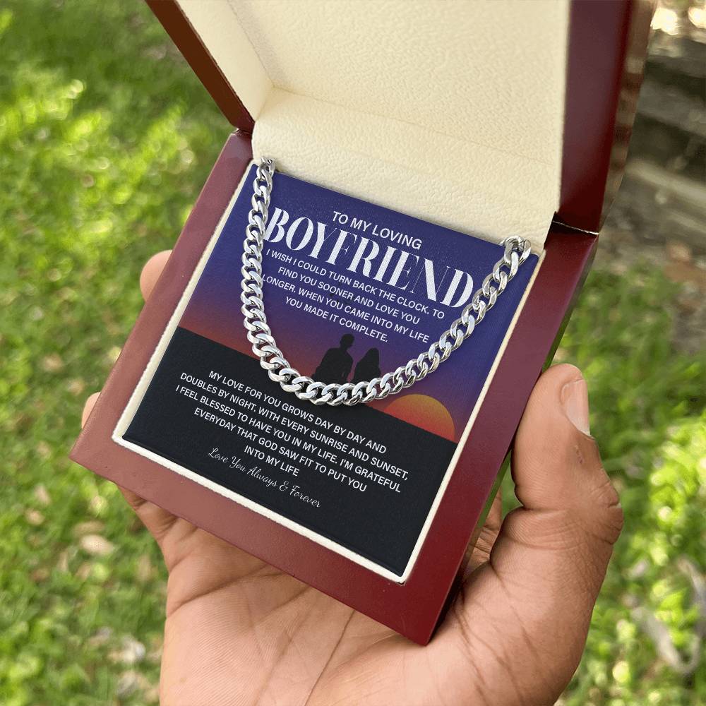 Boyfriend Chain Necklace Gift with Gift Box