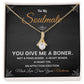 Soulmate Necklace Gift from Mortician – Funny Card