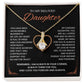 Beloved Daughter Necklace Gift – Forever Love Card