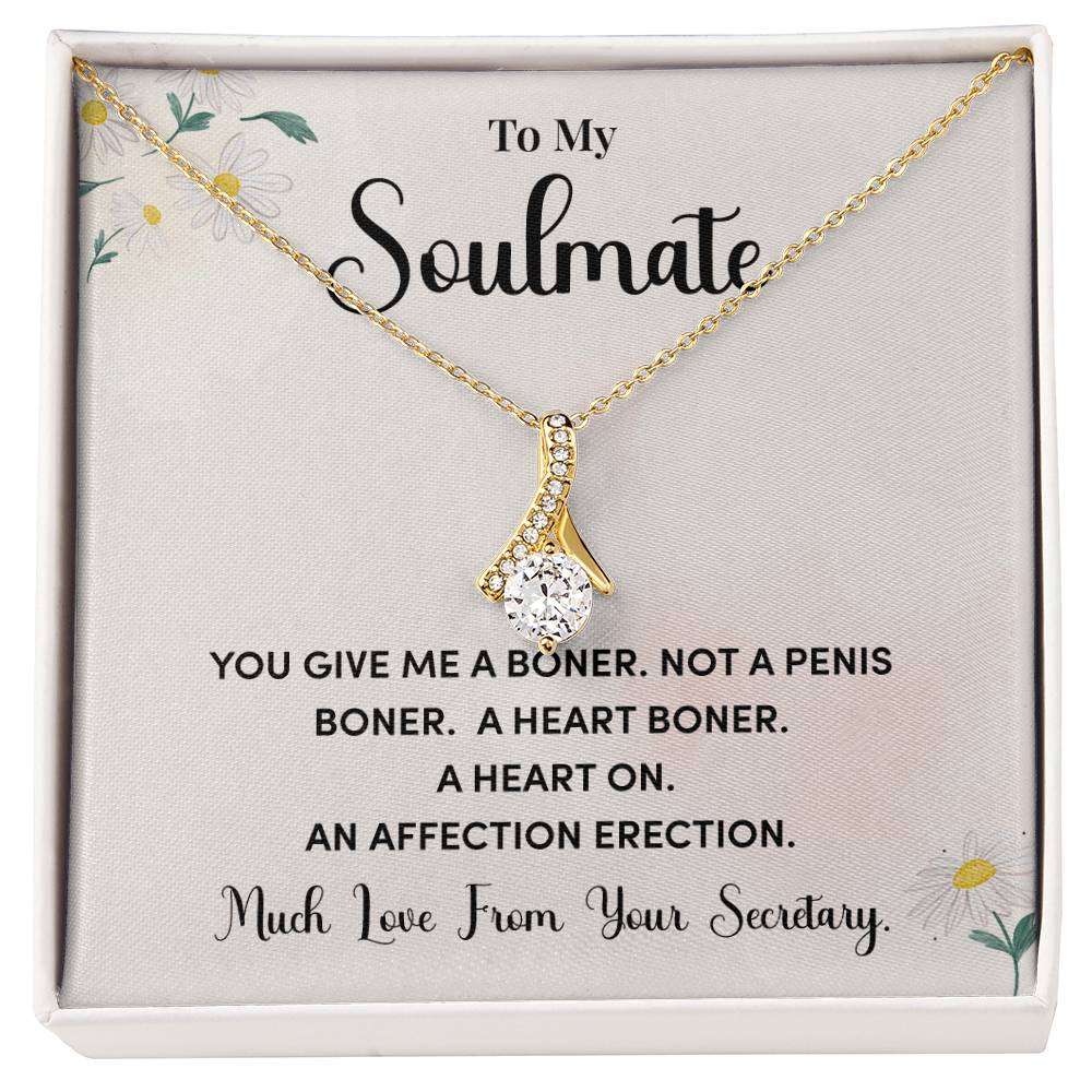 Funny Gift for Girlfriend from Secretary Necklace Box