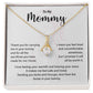 To My Mommy Necklace – Baby Bump Gift with Card