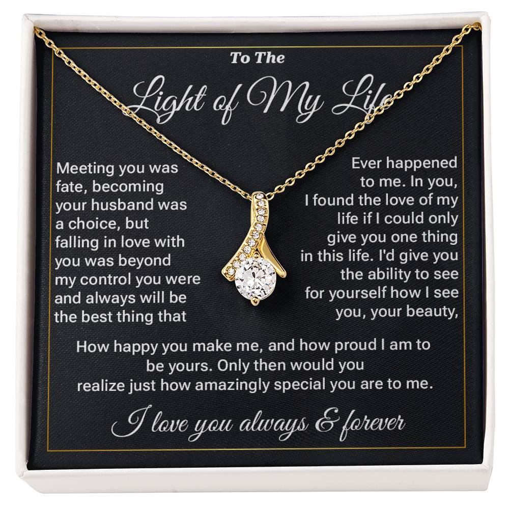 Light of My Life Gift for Her – Message Card Box