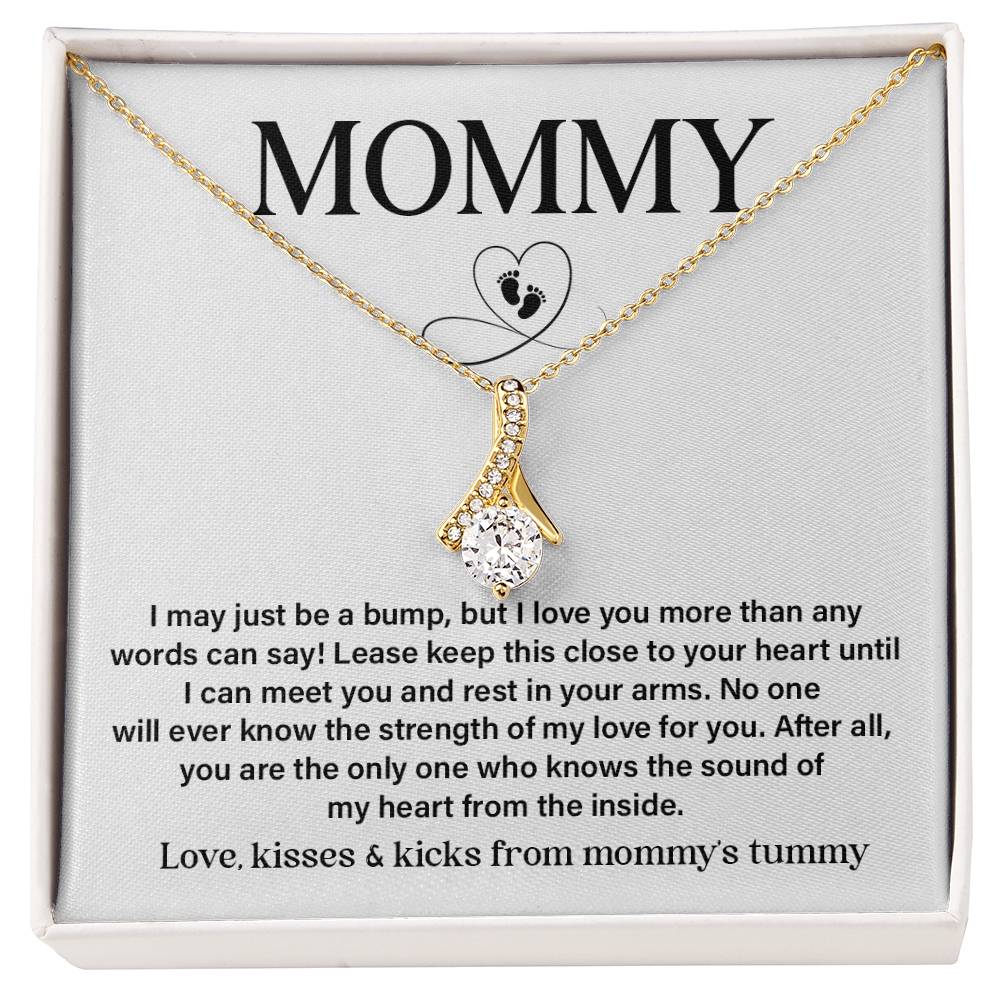 Mommy Necklace Gift from Bump – Heartfelt Message