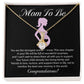 Mom To Be Necklace – Elegant Gift for Pregnancy