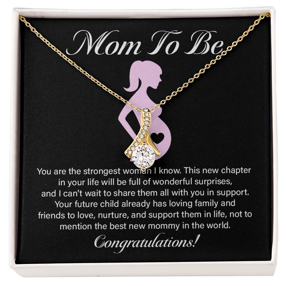 Mom To Be Necklace – Elegant Gift for Pregnancy