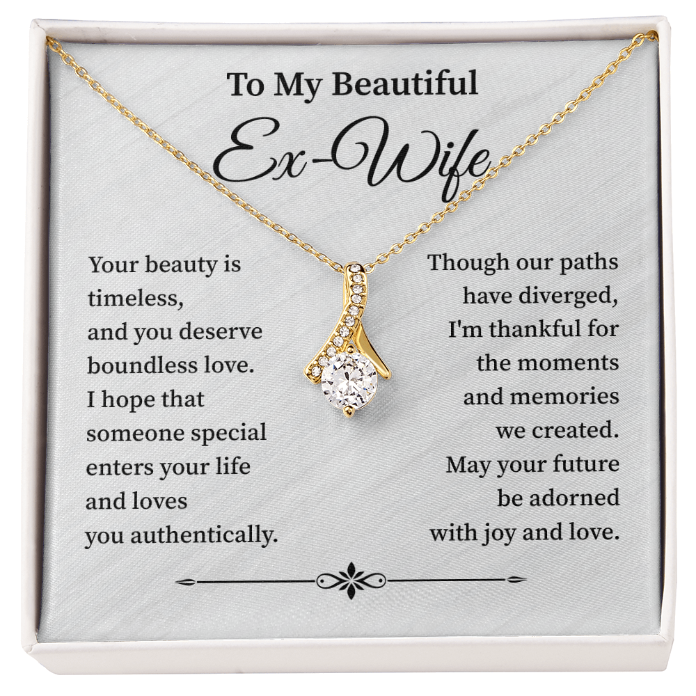 Gift for Ex-Wife with Thankful Message of Closure