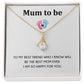 Gift for Expecting Best Friend – Mum To Be Necklace with Sweet Note
