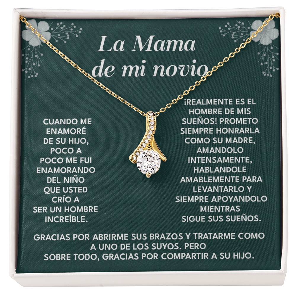 Collar Para La Mamá De Mi Novio Regalo De Agradecimiento Para Suegra Mensaje Emotivo Para La Madre De Mi Novio Agradecimiento Por Criar Al Hombre De Mis Sueños Collar Con Dedicatoria Para Suegra Regalo De Amor Y Gratitud Collar Para La Madre Del Hombre