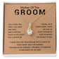 Necklace for Groom’s Mom with Love Message