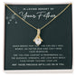 Memorial Jewelry Gift for Loss of Father with Message Card