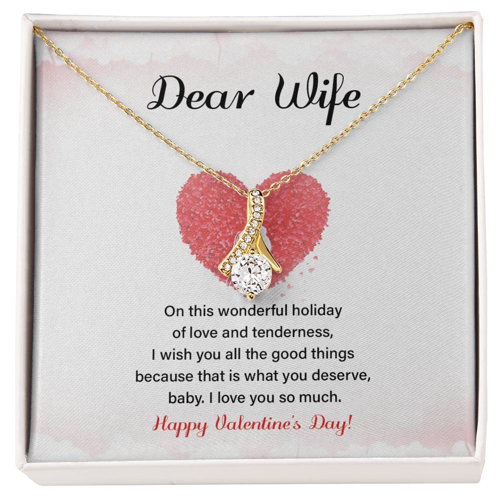 Dear Wife On this wonderful holiday i wish all the good things.