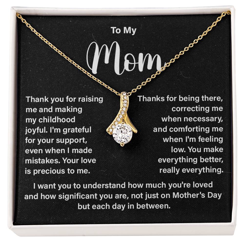 Mother Necklace Gift from Daughter or Son