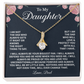 Daughter Necklace from Dad Forever Loved Always