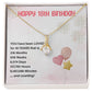 18th Birthday Necklace Gift for Her – Loved Every Minute Keepsake