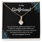 Girlfriend Gift Necklace with Heartfelt Message Card