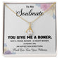 Funny Politician Gift for Her Soulmate Necklace
