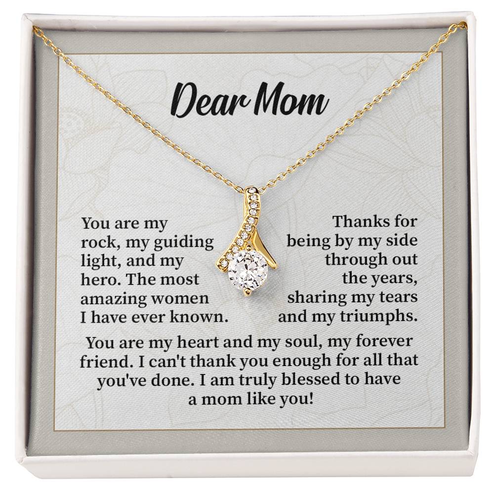 Dear Mom Thank You Necklace Necklace For My Forever Friend Heart And Soul Necklace Necklace Celebrating Our Bond My Amazing Mom Gift Love And Appreciation Gift Necklace Of Endless Devotion