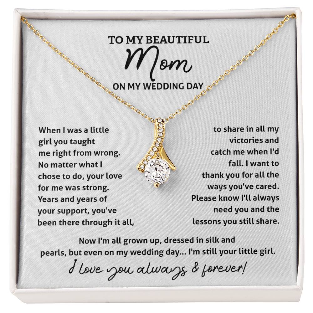 Wedding Day Gift for Mom – Poetic Necklace Box