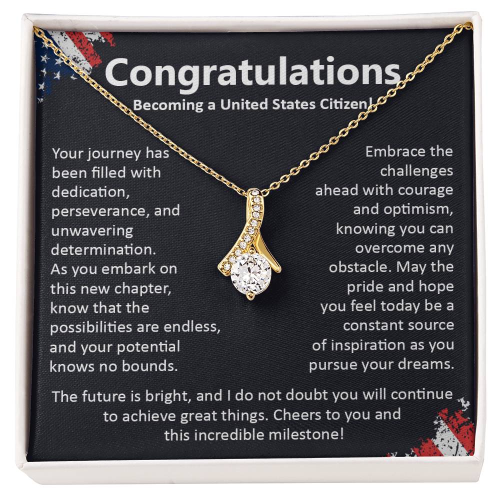 Congratulations On Becoming A United States Citizen Congratulations On Citizenship Proud New Citizen Gift Celebratory Jewelry For New Citizens Supportive Gift For New Citizens Life Journey Jewelry Personalized Gift For Citizens Hope And Pride Jewelry