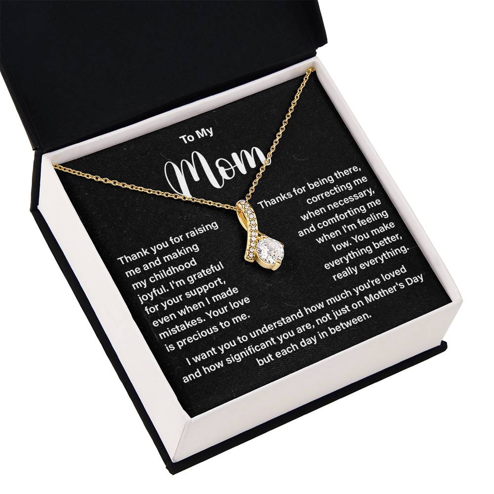 Mother Necklace Gift from Daughter or Son