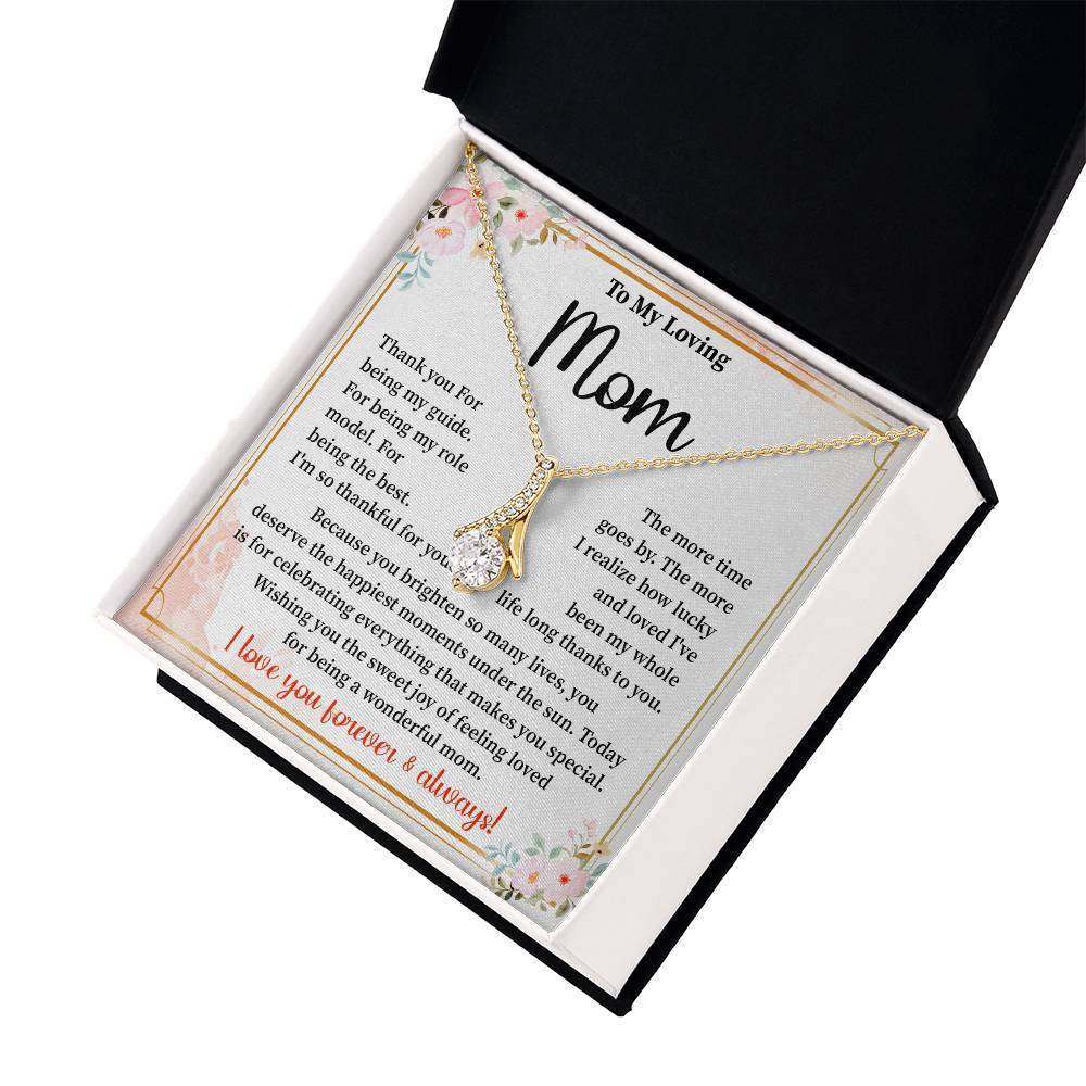 Mother Necklace Gift for Birthday with Gift Box