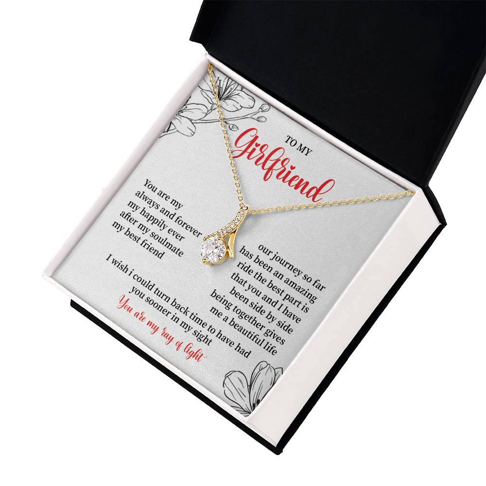 To My Girlfriend - Jewelry Gift with Message Card
