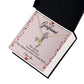 Necklace Gift for Girlfriend with Love Quote Card