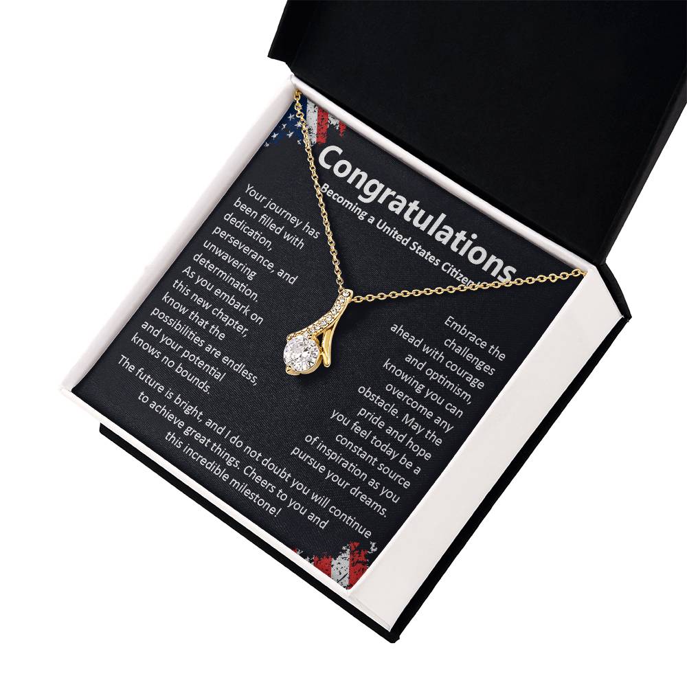 Congratulations On Becoming A United States Citizen Congratulations On Citizenship Proud New Citizen Gift Celebratory Jewelry For New Citizens Supportive Gift For New Citizens Life Journey Jewelry Personalized Gift For Citizens Hope And Pride Jewelry