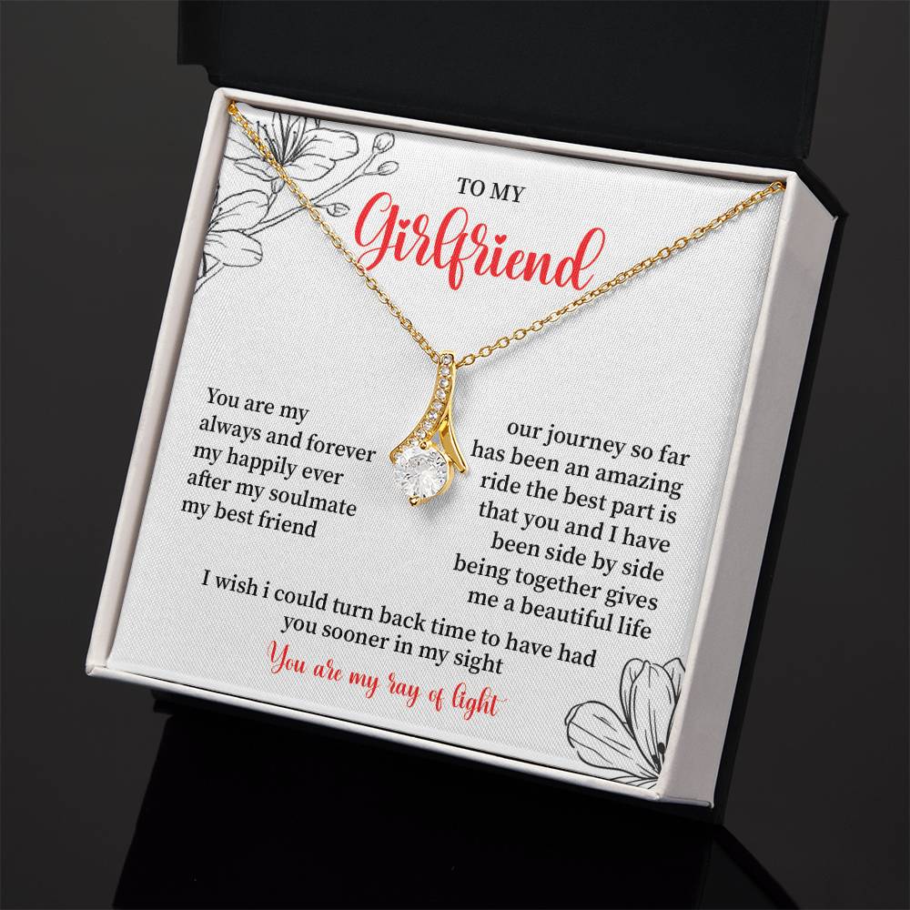 To My Girlfriend - Jewelry Gift with Message Card