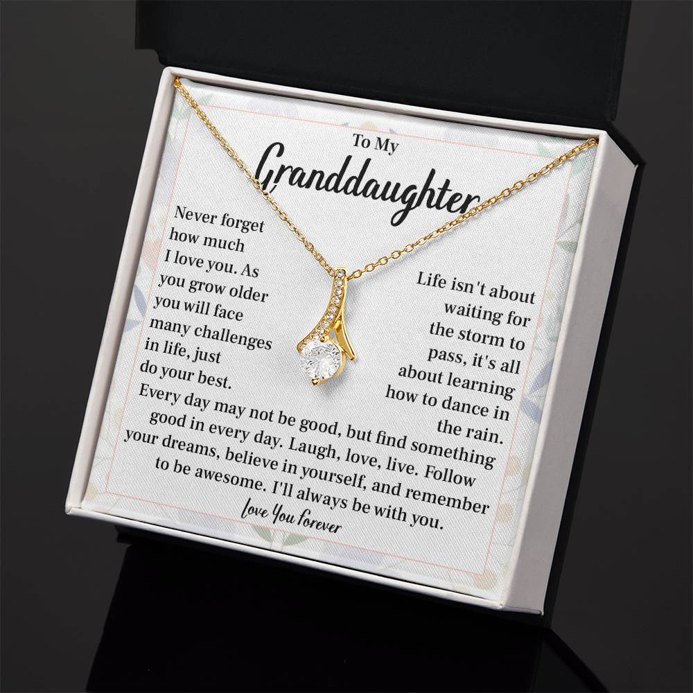 Granddaughter Inspirational Necklace Gift for Her