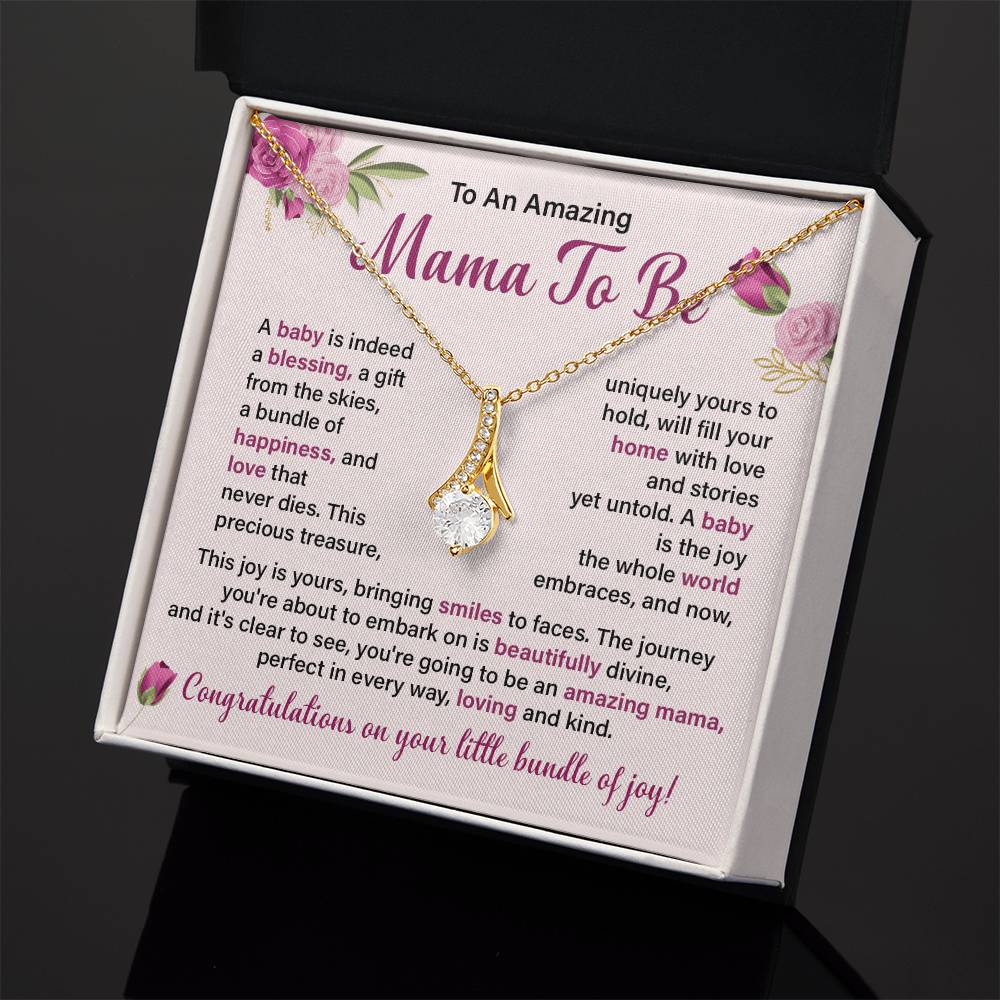 Necklace Gift for Pregnant Wife or Mama To Be