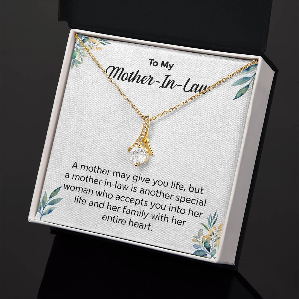Gift for Mother-in-Law Necklace with Message Card