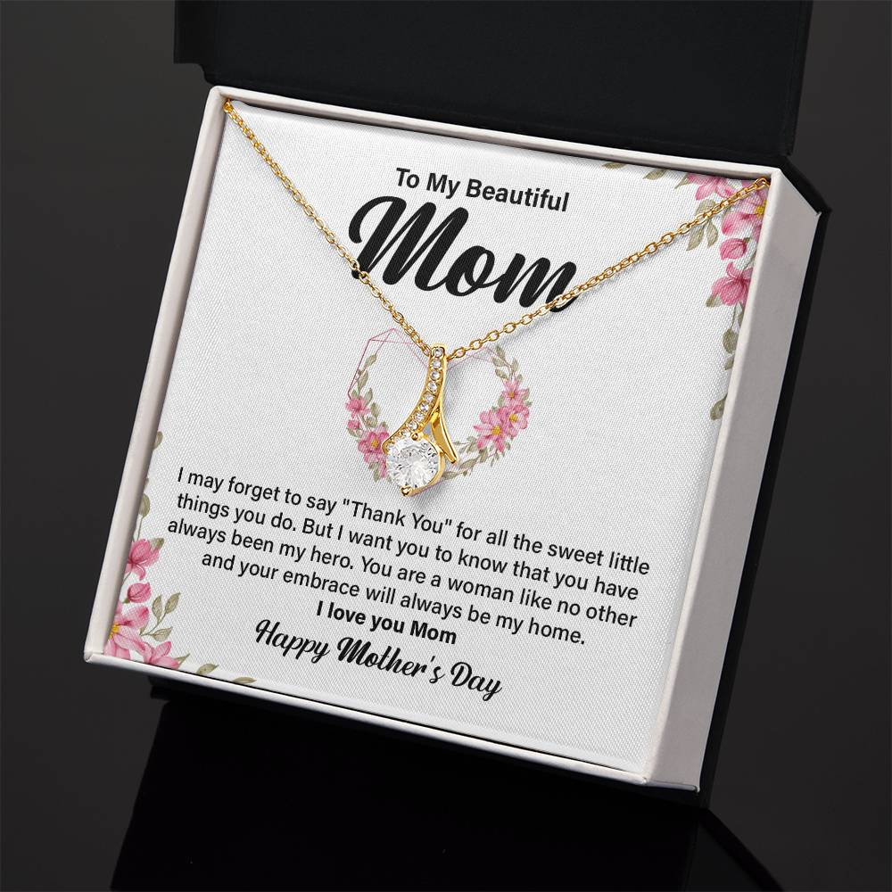 Beautiful Mom Gift for Mother’s Day with Card