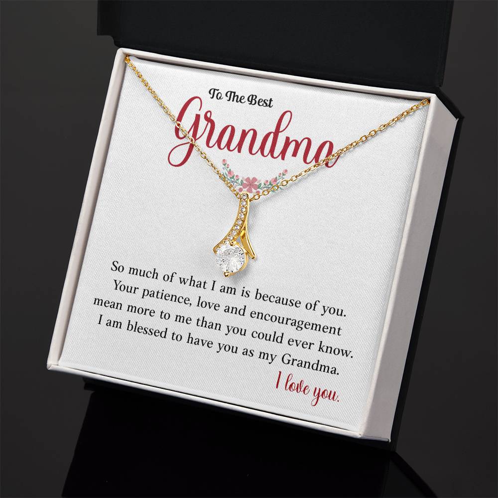 To The Best Grandma Heartfelt Necklace Gift Best Grandma Necklace Gift Heartfelt Gift For Grandma Sentimental Jewelry For Grandmother Jewelry Gift For Grandma Granddaughter To Grandma Gift Special Gift For Grandma Meaningful Gift For Grandma