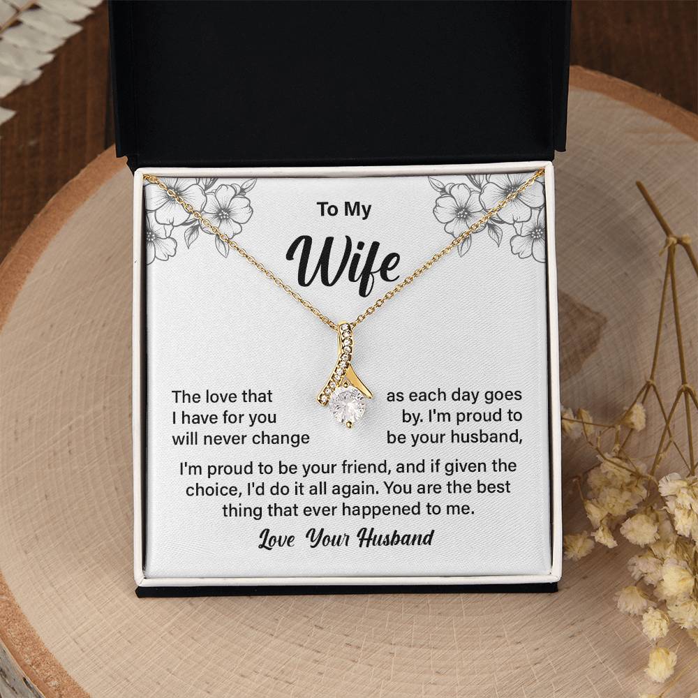 Necklace Gift for Wife from Husband with Gift Box