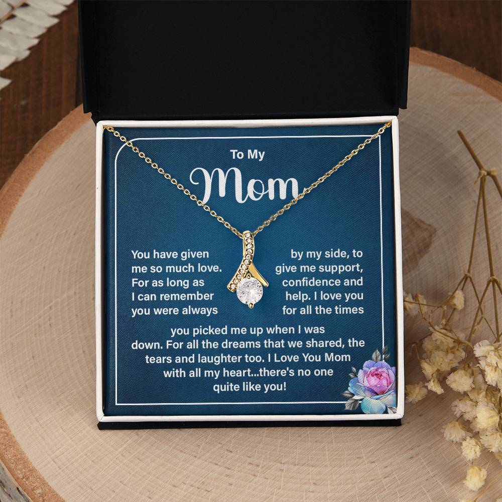 Mother Necklace Gift from Daughter with Gift Box