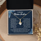 Mother-in-Law Necklace Gift from Bride with Message Card