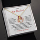 Best Mom Ever Necklace Gift with Heartfelt Message